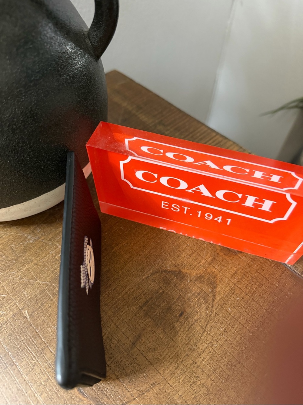 Coach “Bonesy” Zip Card Case (NWOT) - Picture 3 of 9